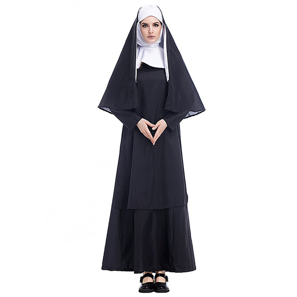 GOW105 수녀 코스프레 의상 코스튬 졸업사진 할로윈